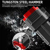 Versatile High Power Led Flashlight With Power Bank and Window Hammer