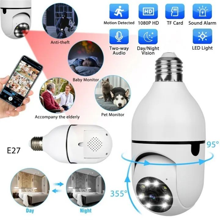 CCTV 1080P Full HD  Wifi Camera Home Security