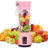 Juicer Blender 6 Blades USB Portable 380ml Mini Fruit Bottle Juicer Blender