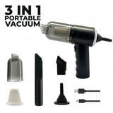 Wireless Car Vaccum Cleaner USB Charging